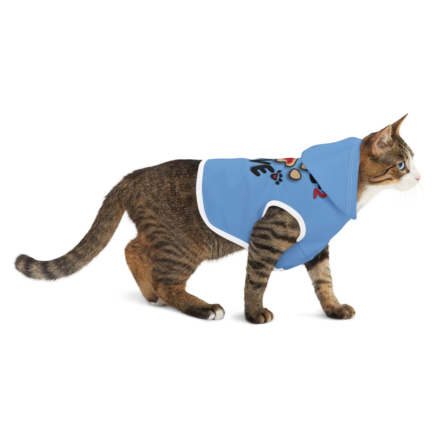 Paws2Love Light Blue Pet Hoodie