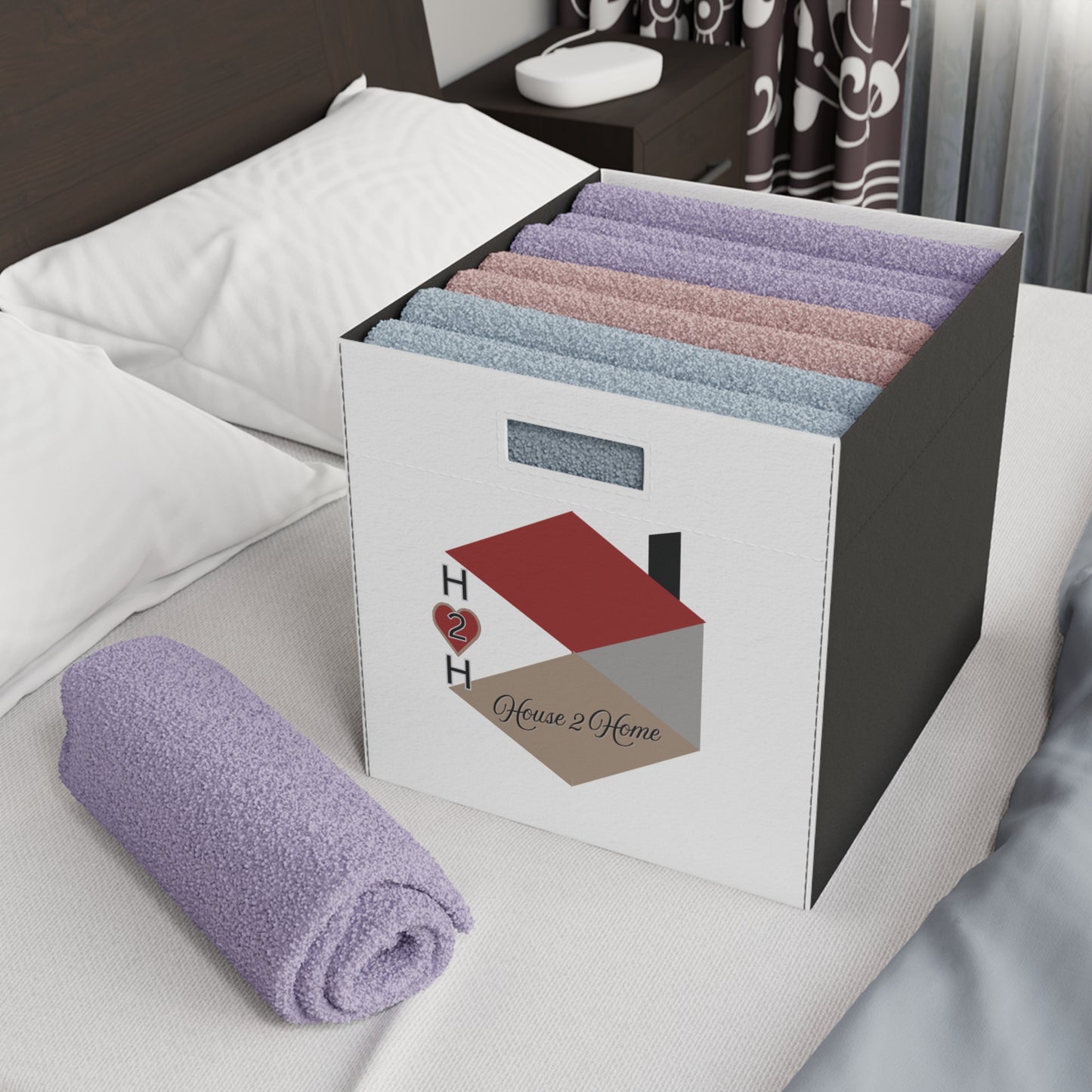 House2Home Brand Felt Storage Box