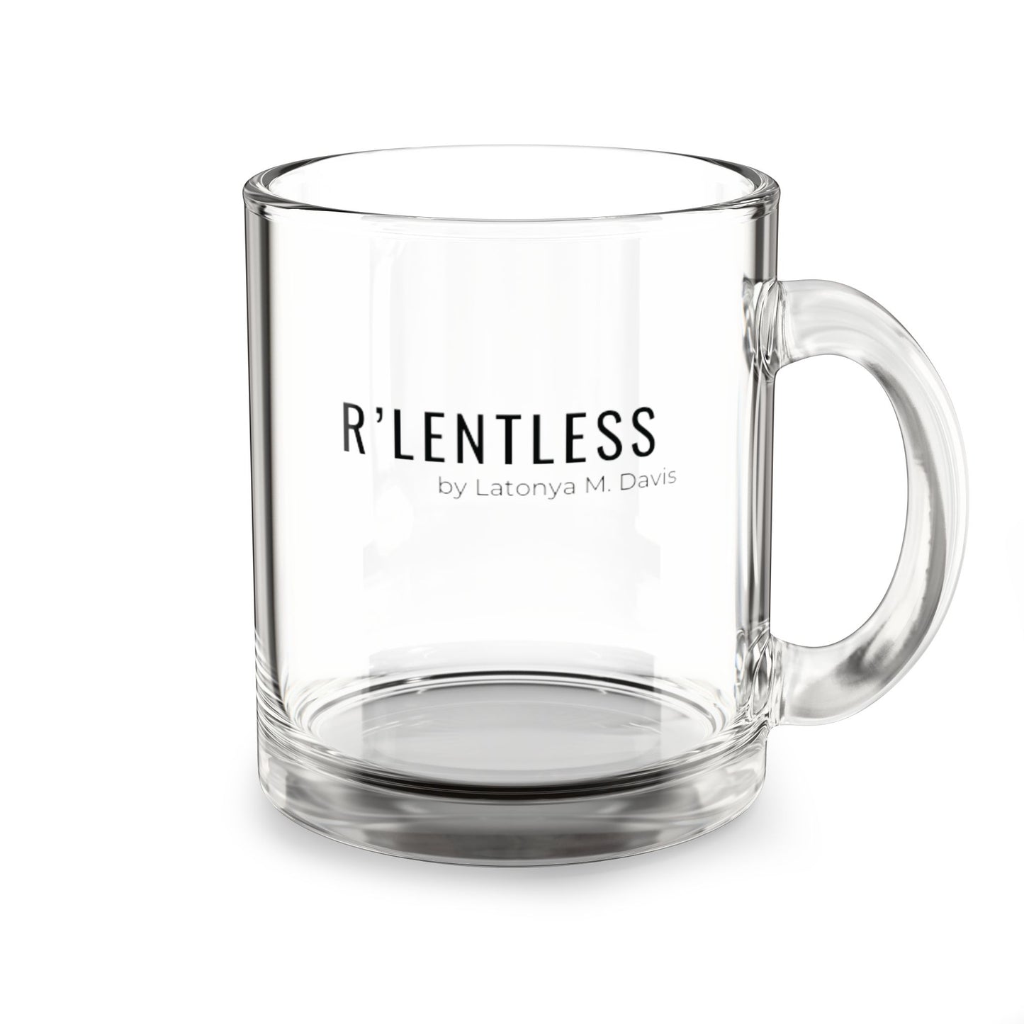 R'lentless Brand Glass Mug, 10oz