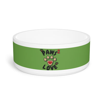 Paws2Love Green Pet Bowl