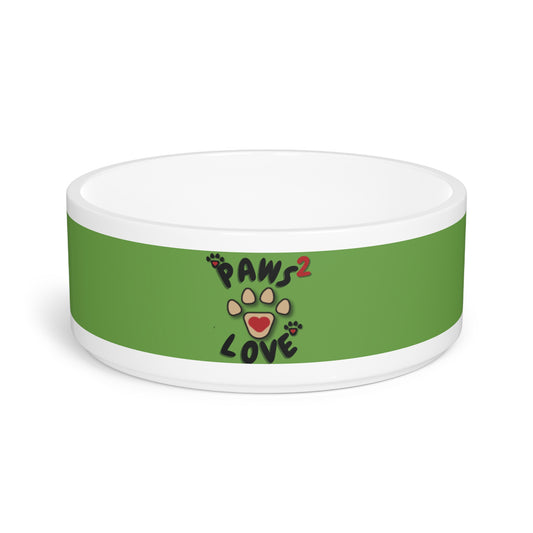 Paws2Love Green Pet Bowl