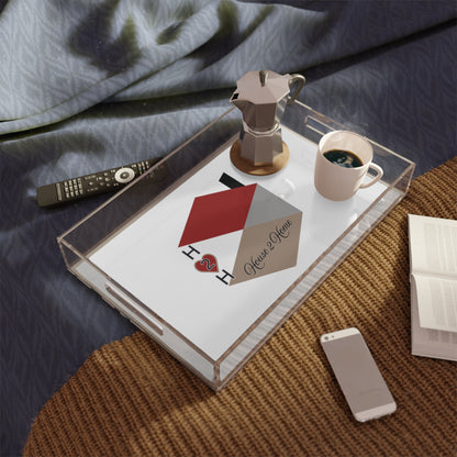 House2Home Branded Acrylic Serving Tray