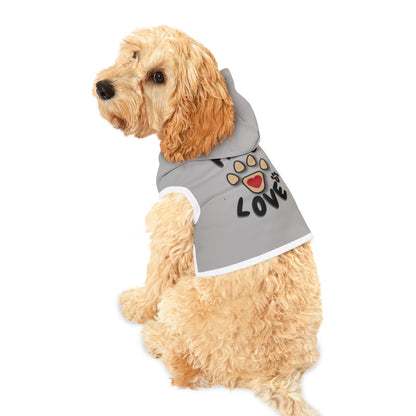 Paws2Love Light Grey Pet Hoodie