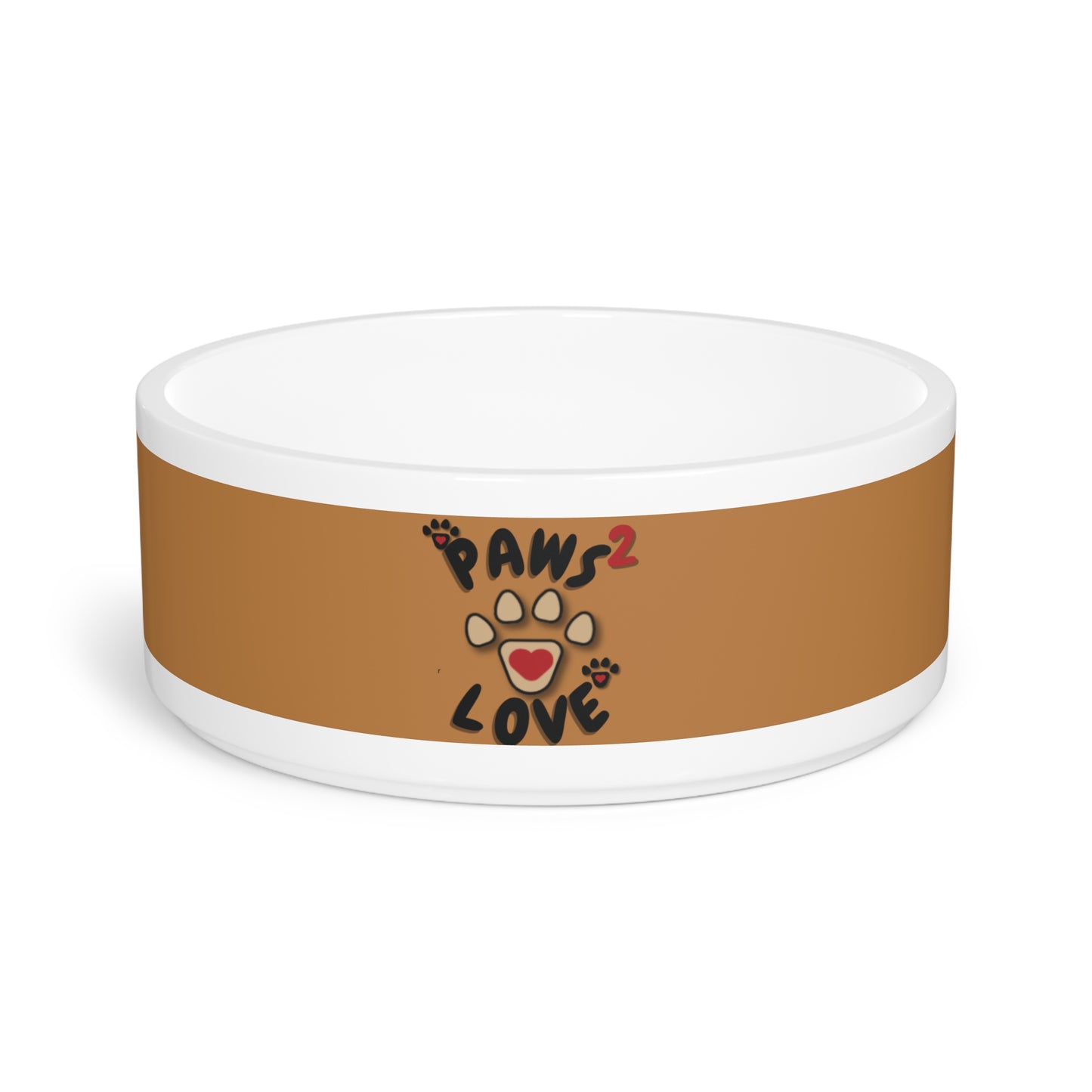 Paws2Love Light Brown Pet Bowl