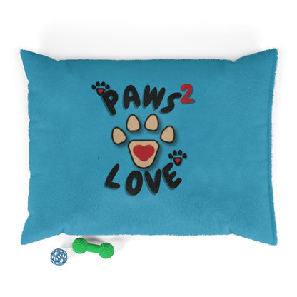 Paws2Love Turquoise Pet Bed