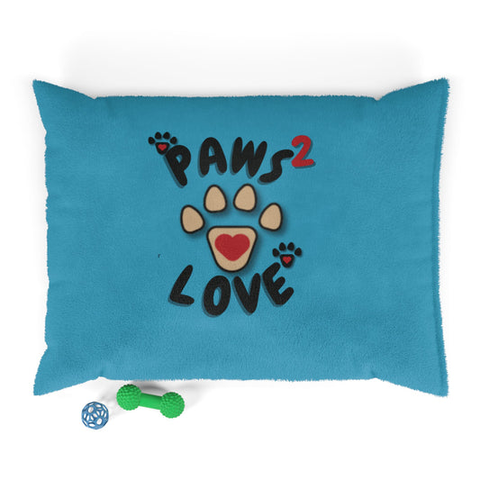 Paws2Love Turquoise Pet Bed