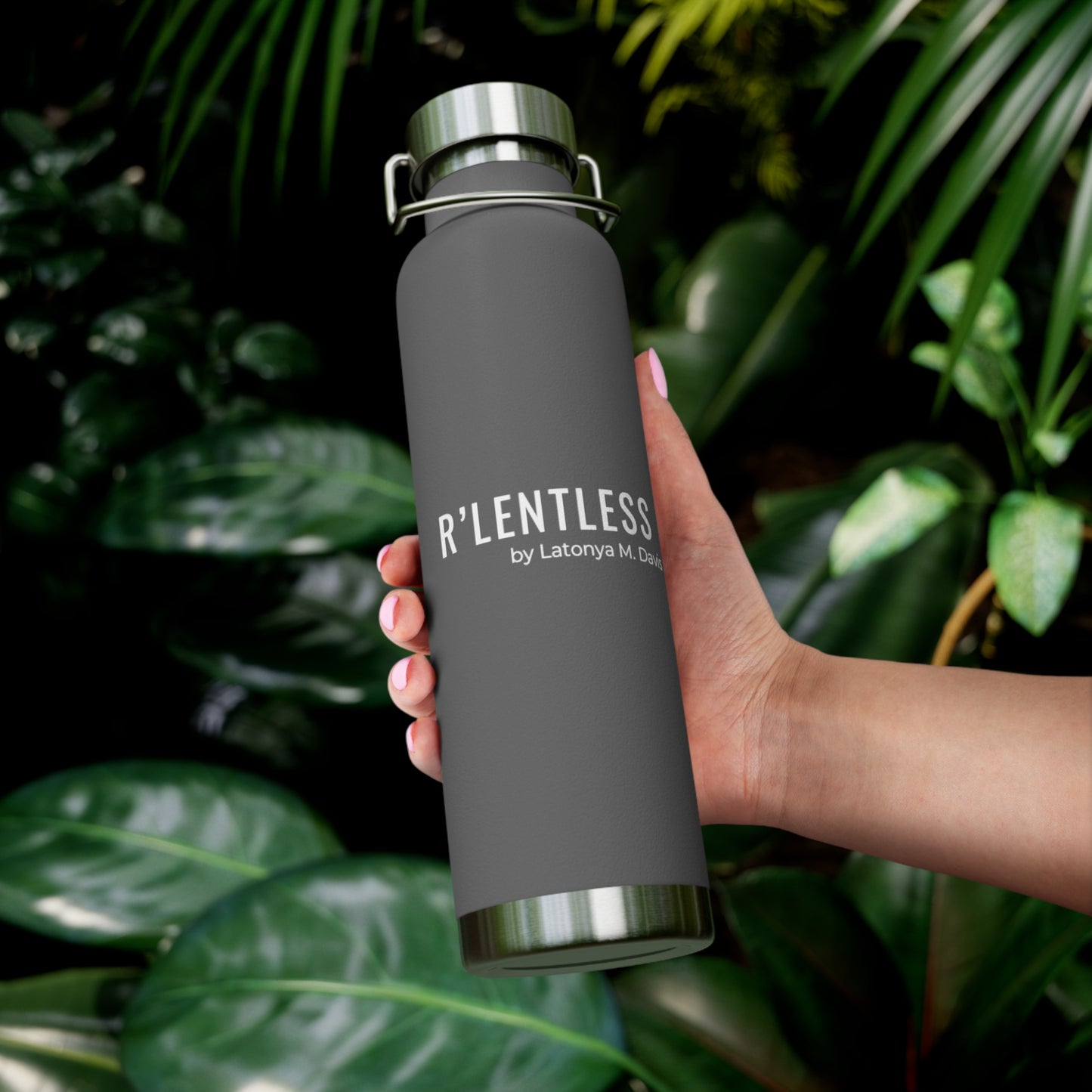 R'lentless Brand Copper Vacuum Insulated Bottle, 22oz