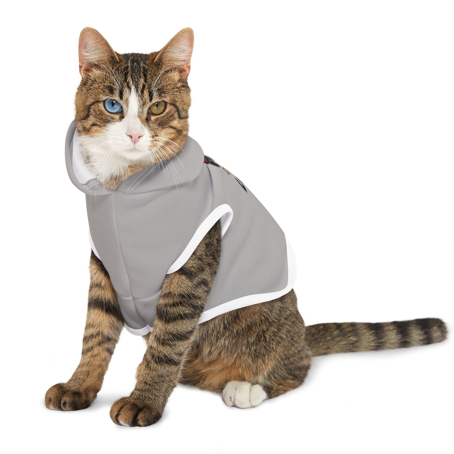 Paws2Love Light Grey Pet Hoodie