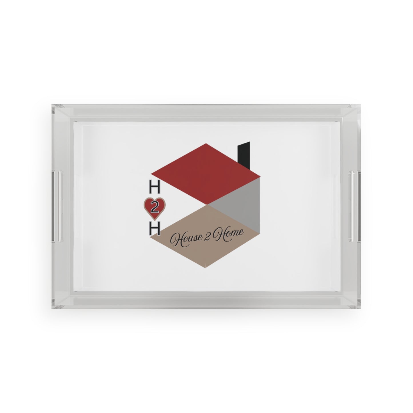 House2Home Branded Acrylic Serving Tray