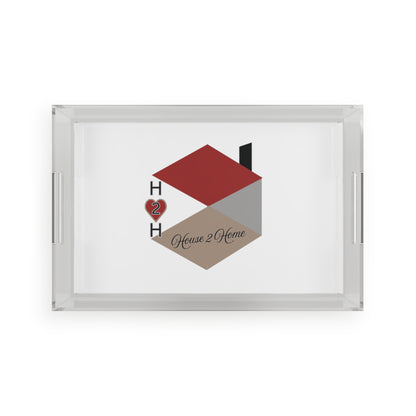 House2Home Branded Acrylic Serving Tray