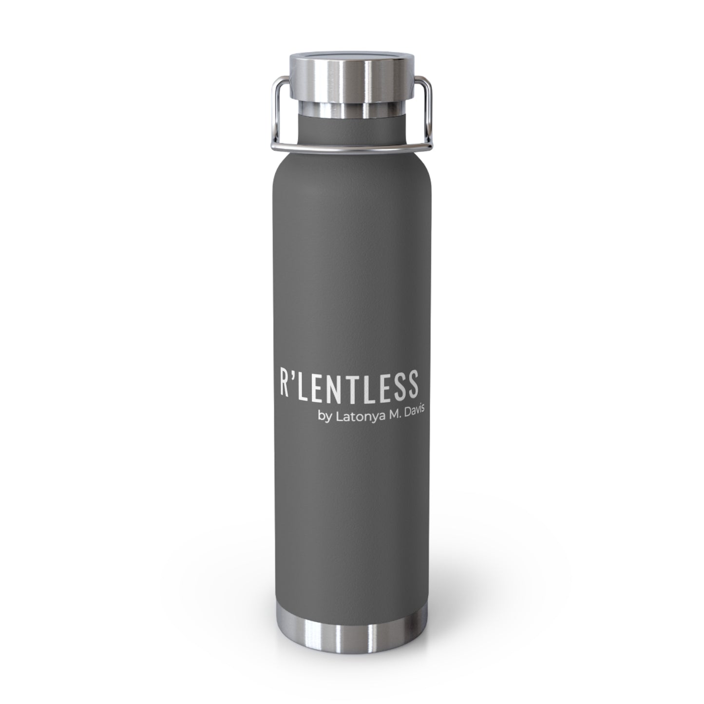 R'lentless Brand Copper Vacuum Insulated Bottle, 22oz