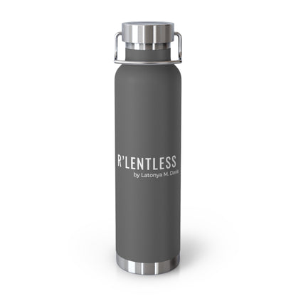 R'lentless Brand Copper Vacuum Insulated Bottle, 22oz