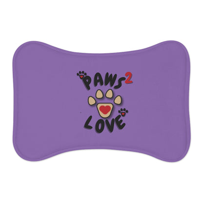 Paws2Love Light Purple Pet Feeding Mats