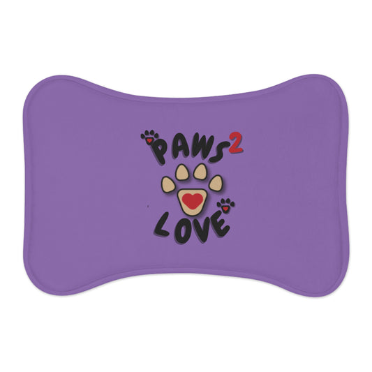 Paws2Love Light Purple Pet Feeding Mats