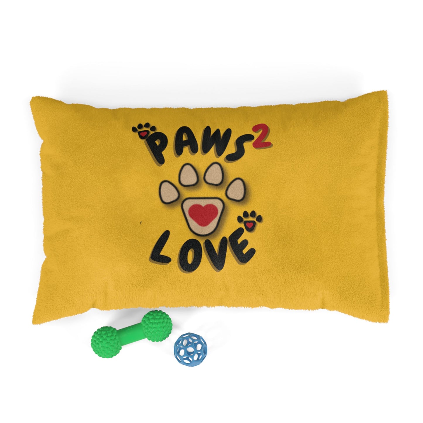 Paws2Love Yellow Pet Bed