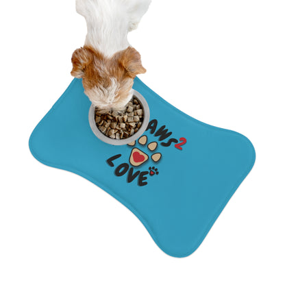Paws2Love Turquoise Pet Feeding Mats