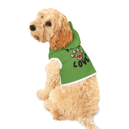 Paws2Love Green Pet Hoodie