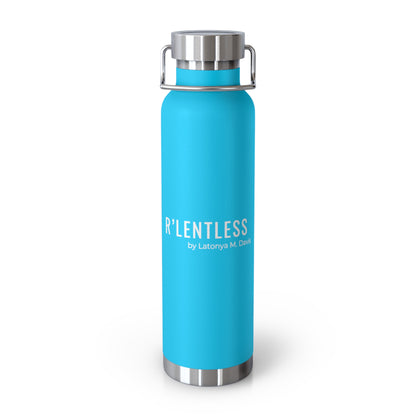 R'lentless Brand Copper Vacuum Insulated Bottle, 22oz