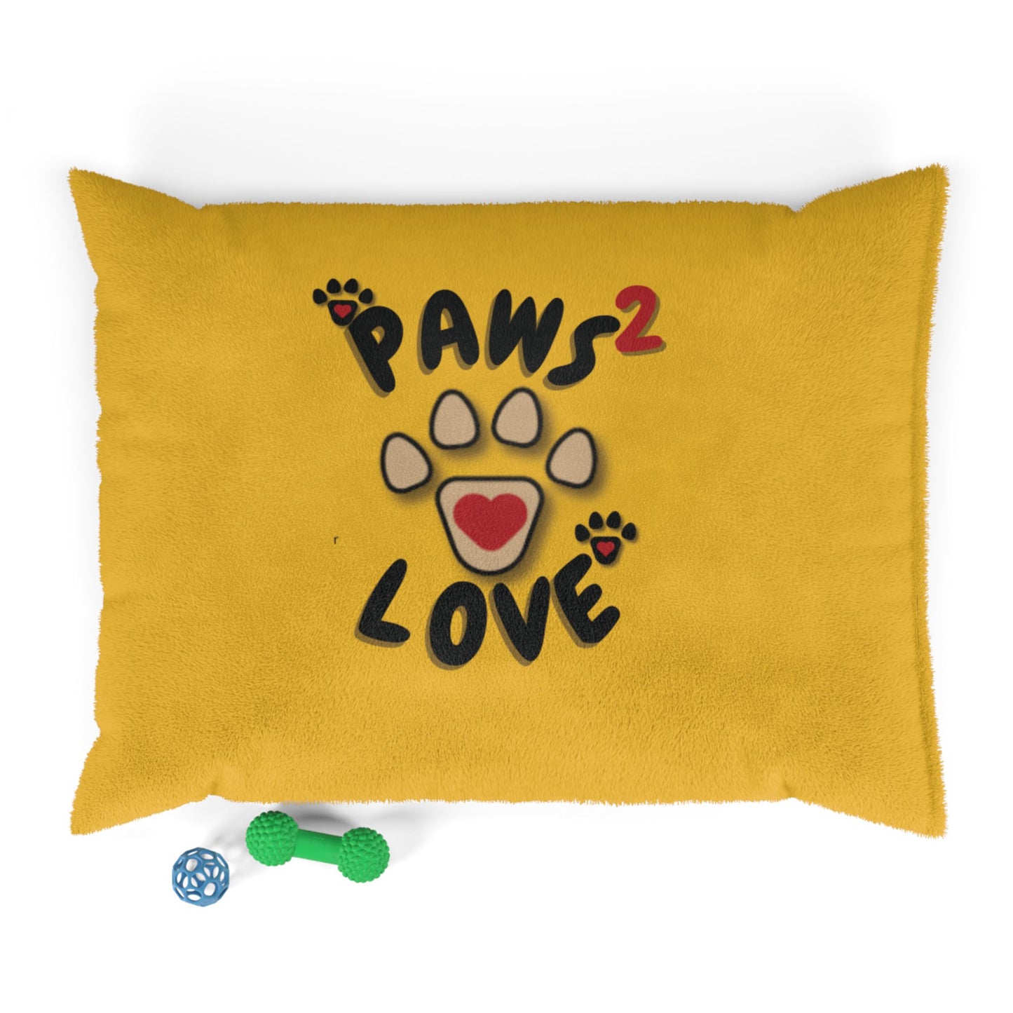 Paws2Love Yellow Pet Bed