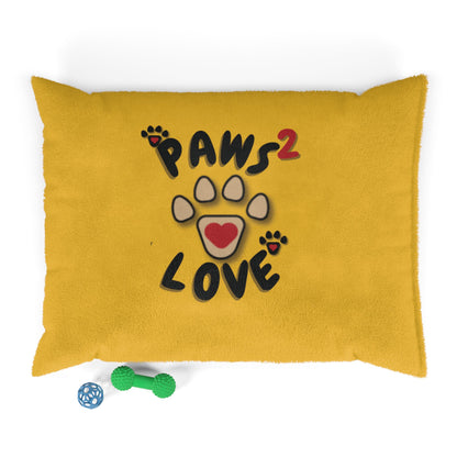 Paws2Love Yellow Pet Bed