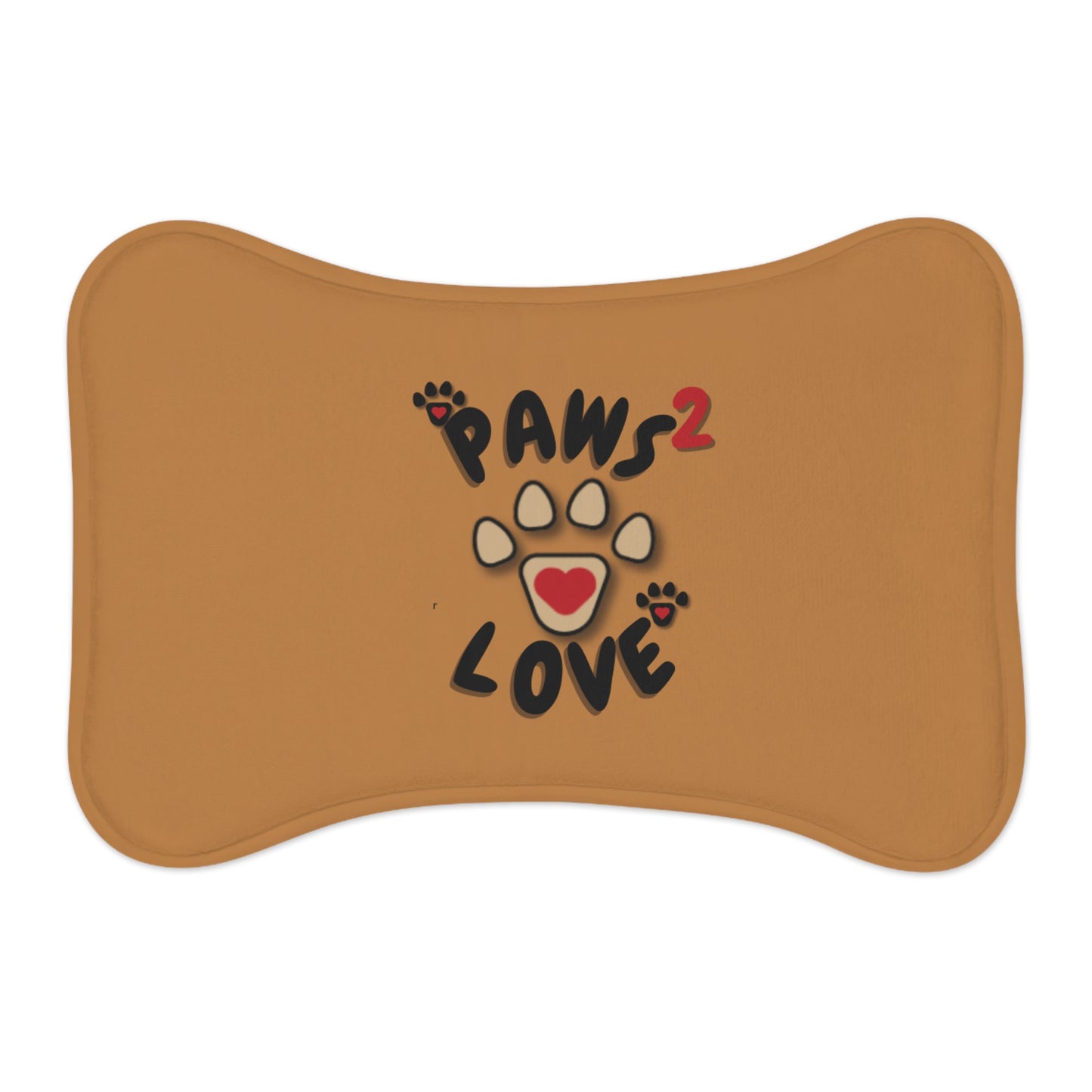 Paws2Love Light Brown Pet Feeding Mats