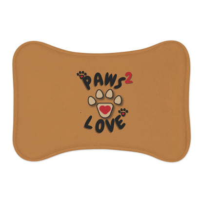 Paws2Love Light Brown Pet Feeding Mats