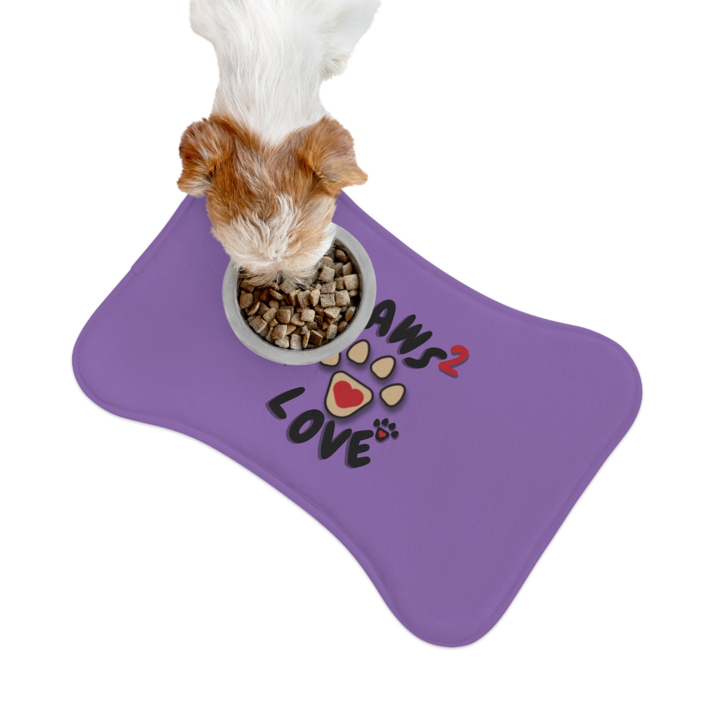 Paws2Love Light Purple Pet Feeding Mats