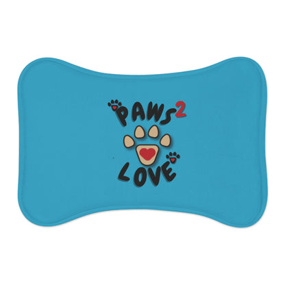 Paws2Love Turquoise Pet Feeding Mats