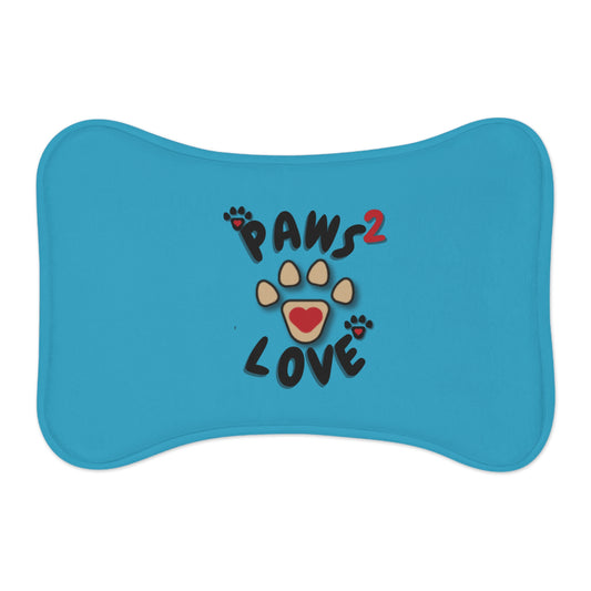 Paws2Love Turquoise Pet Feeding Mats