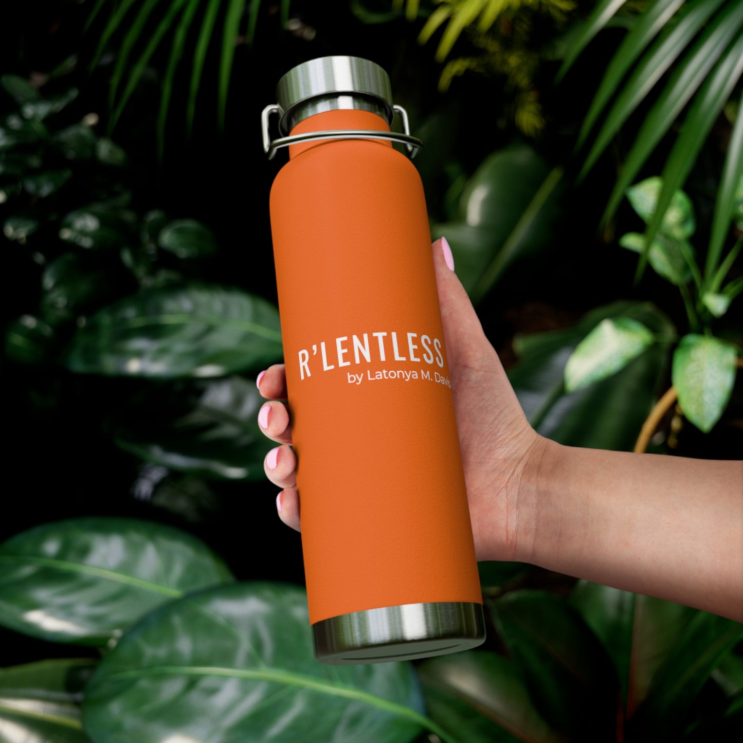 R'lentless Brand Copper Vacuum Insulated Bottle, 22oz