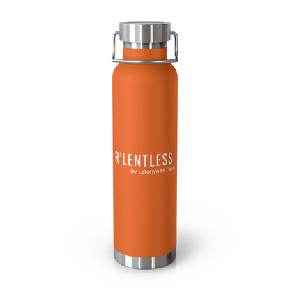 R'lentless Brand Copper Vacuum Insulated Bottle, 22oz