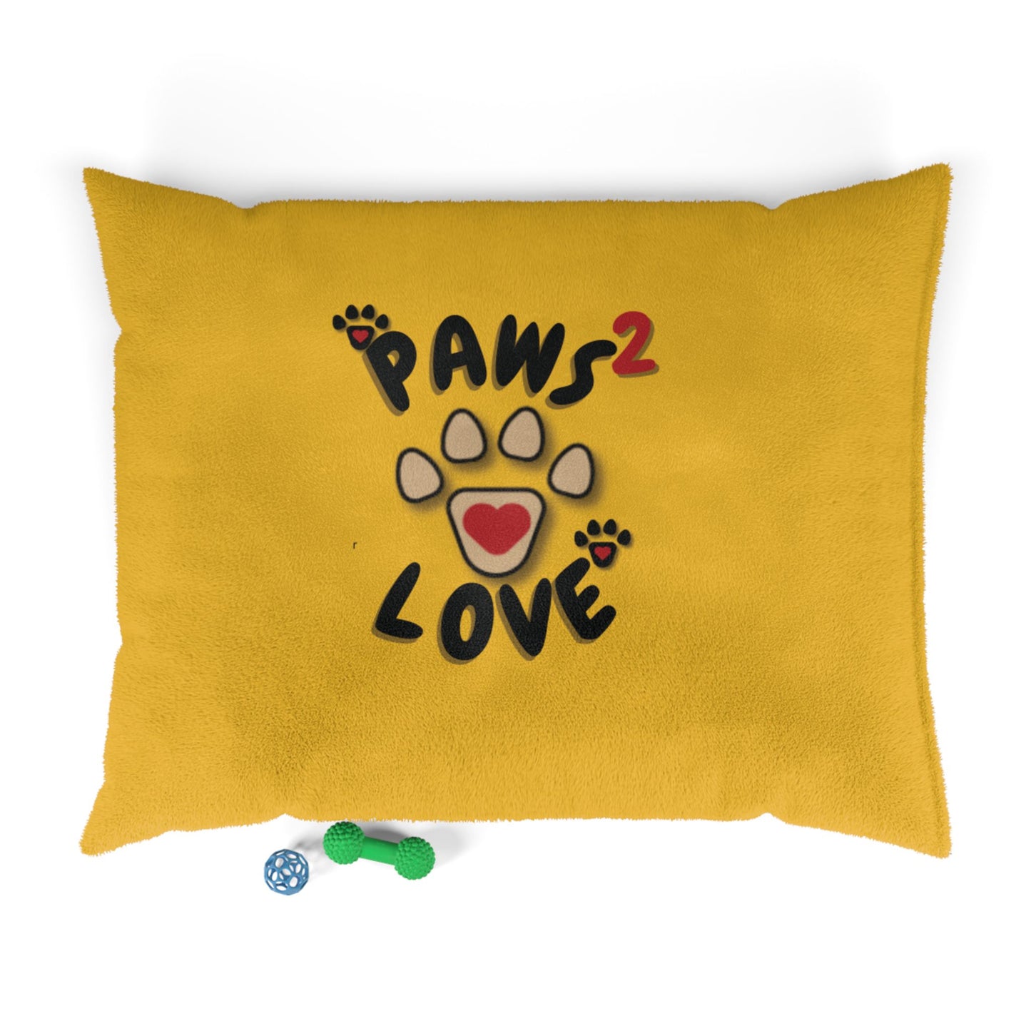Paws2Love Yellow Pet Bed