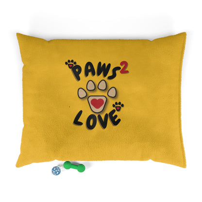 Paws2Love Yellow Pet Bed