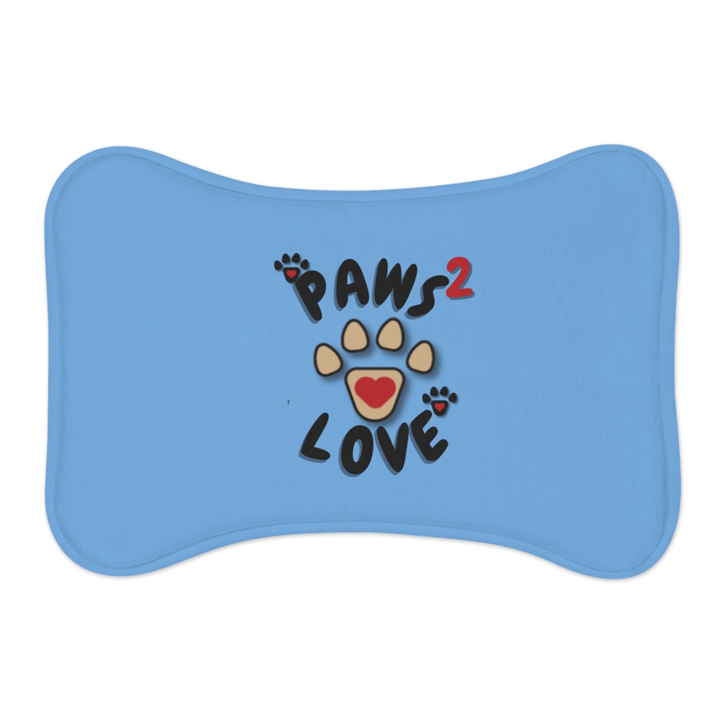 Paws2Love Light Blue Pet Feeding Mats
