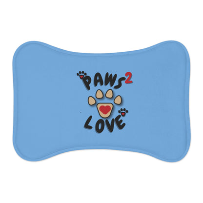 Paws2Love Light Blue Pet Feeding Mats