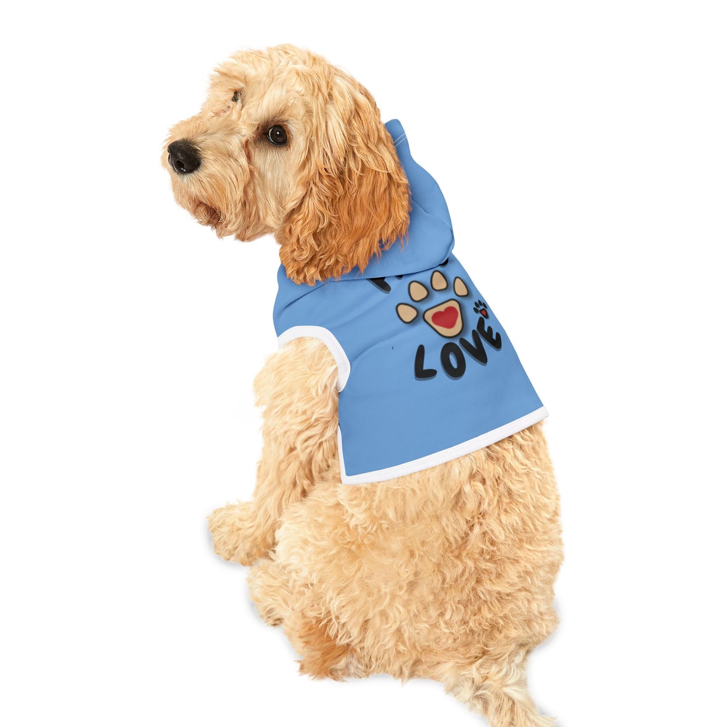 Paws2Love Light Blue Pet Hoodie