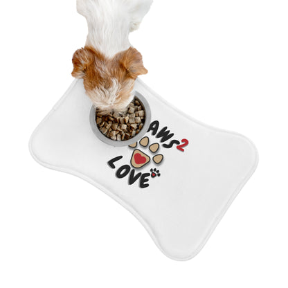 Paws2Love White Pet Feeding Mats