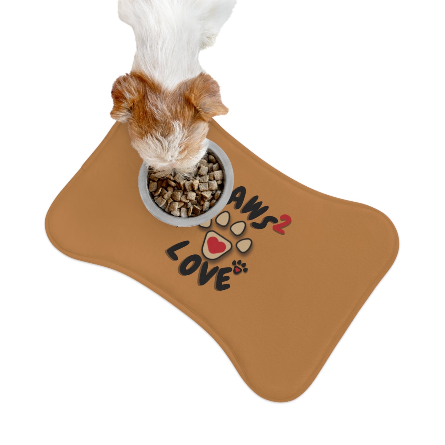 Paws2Love Light Brown Pet Feeding Mats
