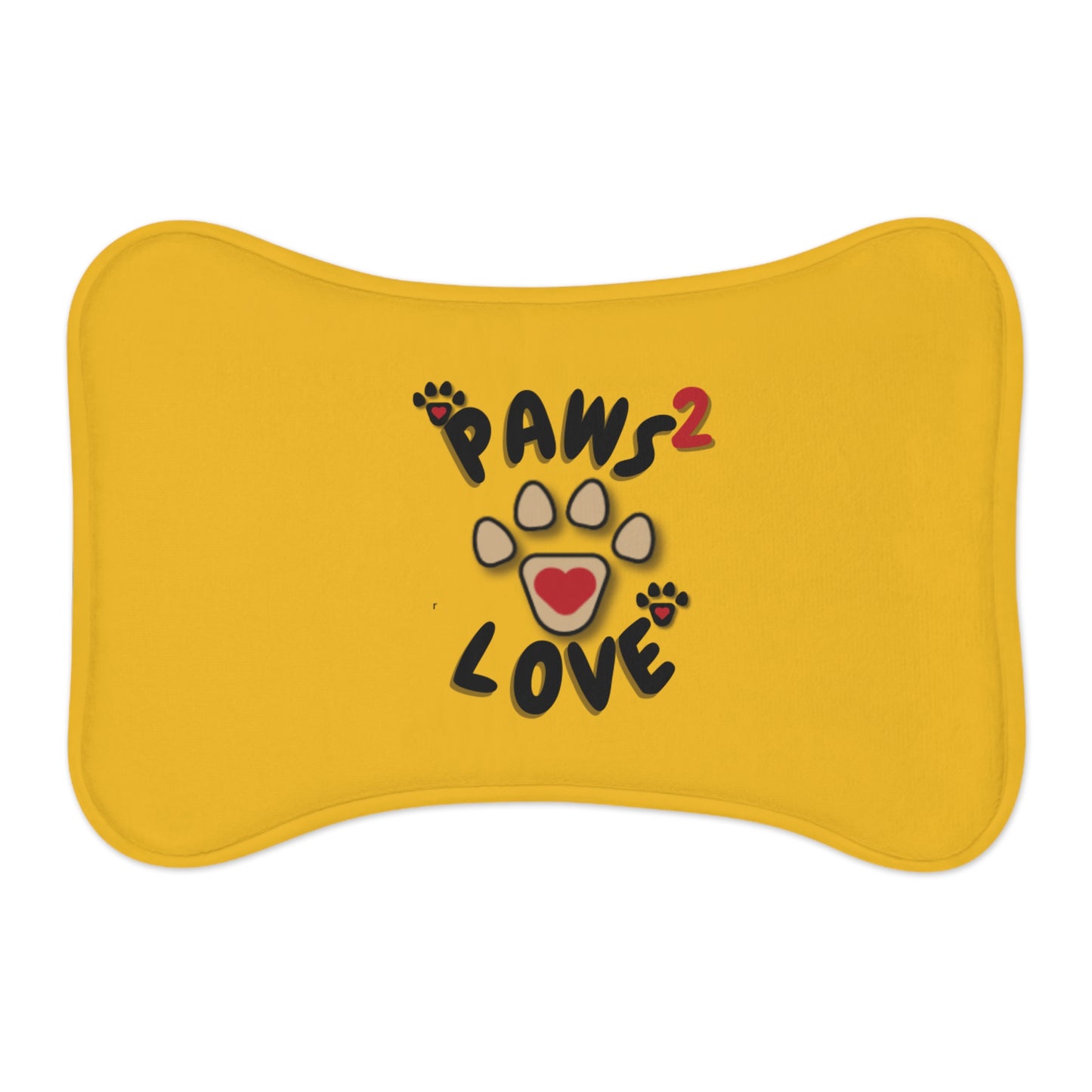 Paws2Love Yellow Pet Feeding Mats