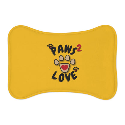 Paws2Love Yellow Pet Feeding Mats