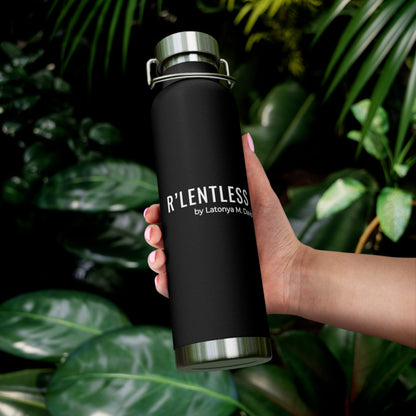 R'lentless Brand Copper Vacuum Insulated Bottle, 22oz