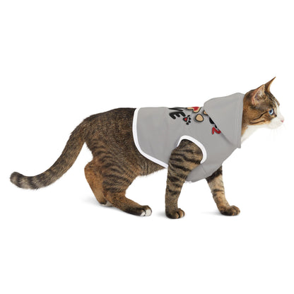 Paws2Love Light Grey Pet Hoodie