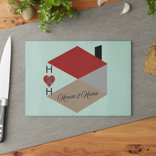 House2Home Branded Glass Cutting Board