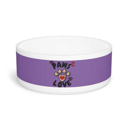 Paws2Love Light Purple Pet Bowl