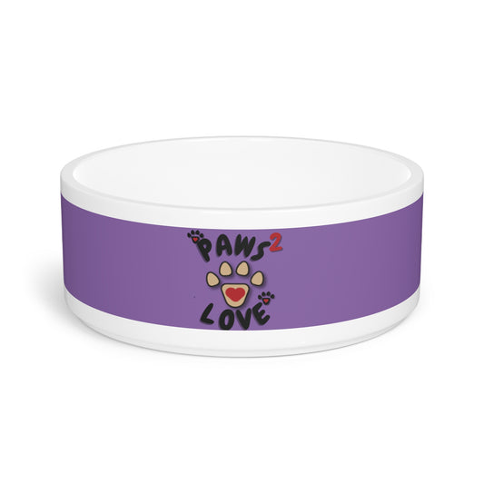 Paws2Love Light Purple Pet Bowl