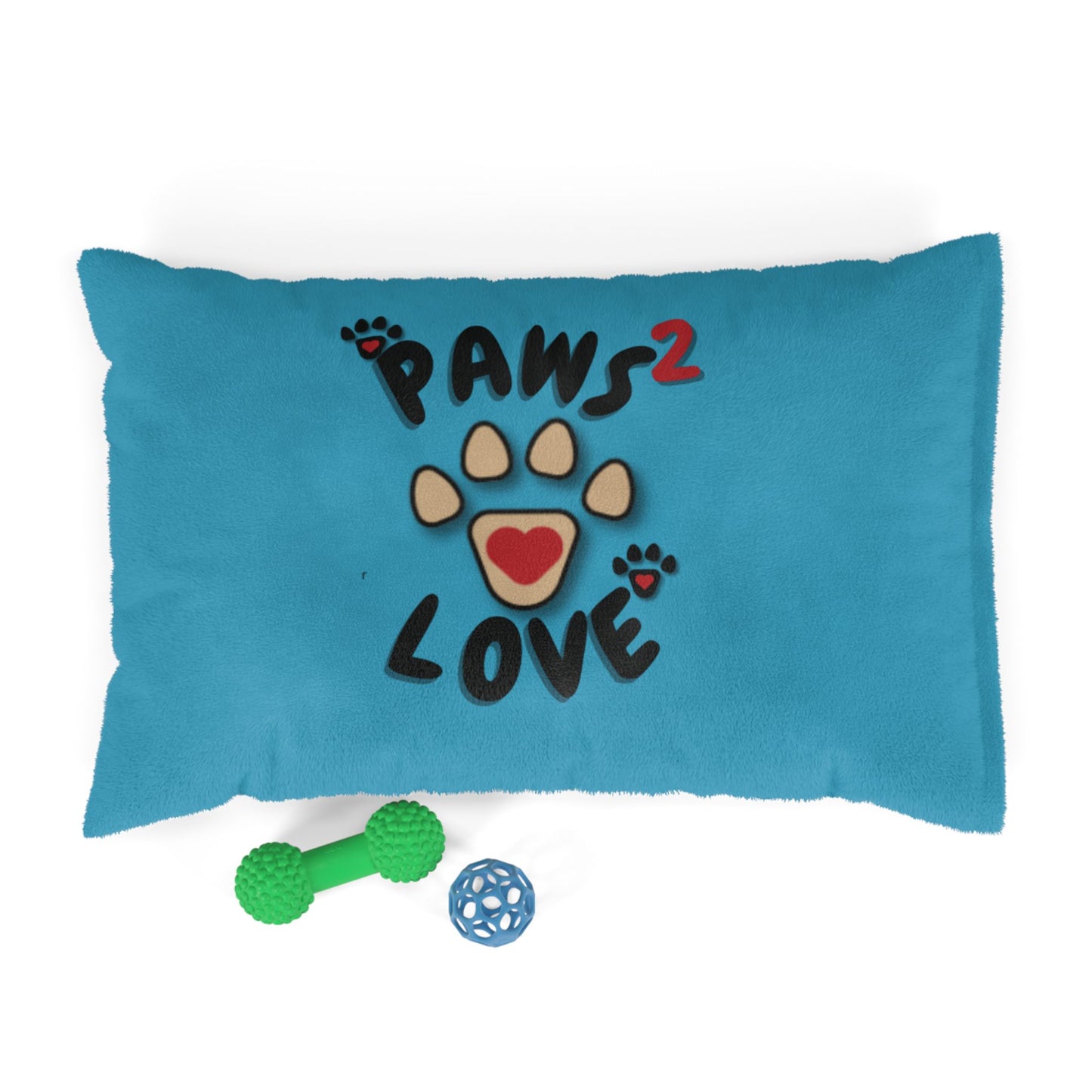 Paws2Love Turquoise Pet Bed